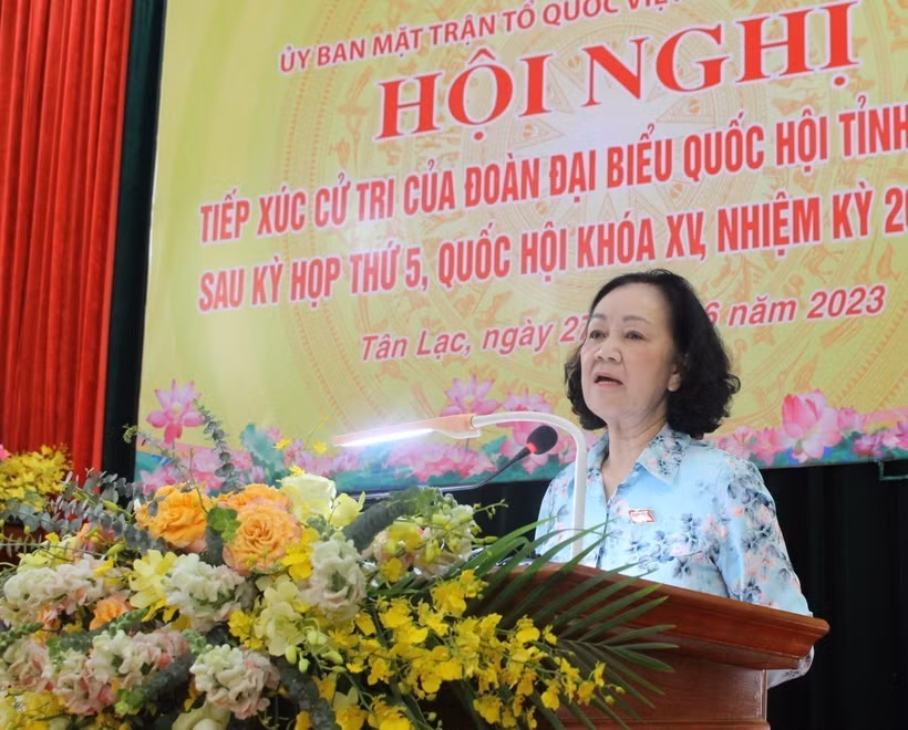 Thường trực Ban Bí thư Trương Thị Mai: Quan tâm hơn nữa đến đội ngũ người uy tín trong đồng bào dân tộc thiểu số