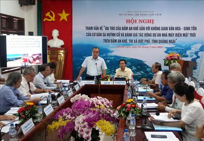 Quảng Ngãi: Cần bảo tồn, phát huy vai trò của đầm An Khê gắn với không gian văn hóa - sinh tồn của cư dân Sa Huỳnh cổ