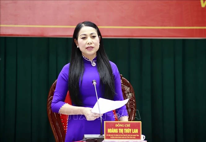 Bà Hoàng Thị Thúy Lan tái đắc cử Chủ tịch HĐND tỉnh Vĩnh Phúc