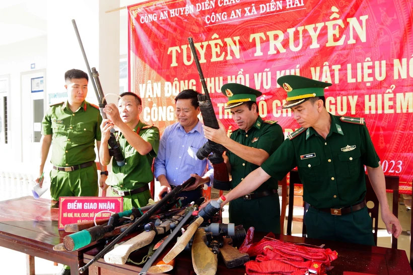 Nghệ An ngăn ngừa hiểm họa từ vũ khí, vật liệu nổ