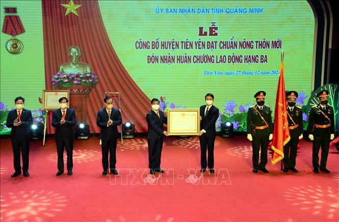Tiên Yên là huyện miền núi phía Bắc đầu tiên đạt chuẩn nông thôn mới