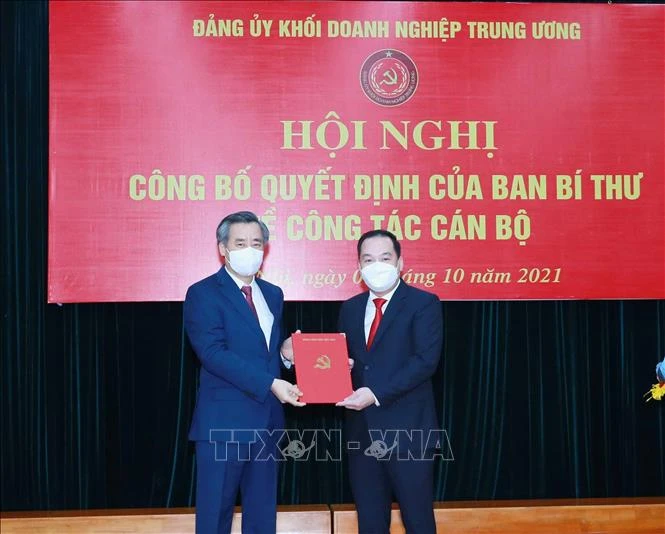 Ông Hồ Xuân Trường giữ chức Phó Bí thư Đảng ủy Khối Doanh nghiệp Trung ương