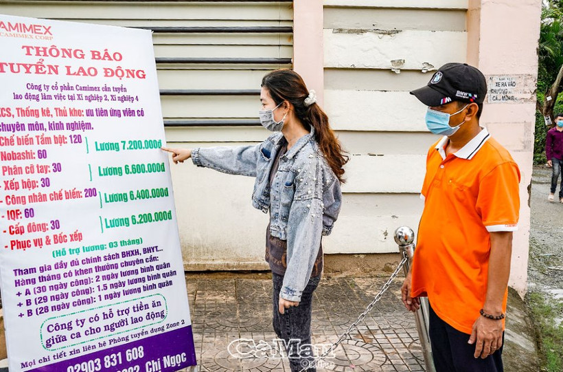Cà Mau cấp bách giải bài toán việc làm cho người lao động trở về quê
