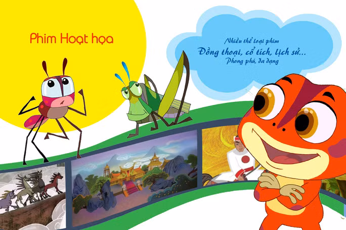 Chiếu phục vụ miễn phí 50 bộ phim hoạt hình tiêu biểu