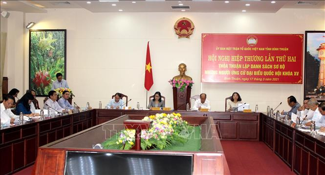 Hội nghị hiệp thương lần hai - Lập danh sách sơ bộ người ứng cử