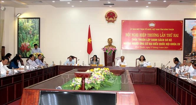 Hội nghị hiệp thương lần hai - Lập danh sách sơ bộ người ứng cử