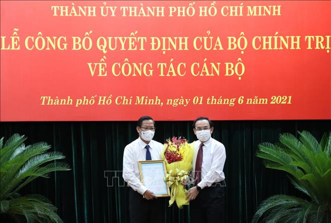 Ông Phan Văn Mãi giữ chức Phó Bí thư Thường trực Thành ủy Thành phố Hồ Chí Minh