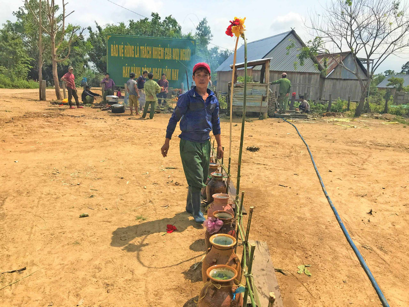 Lễ đạp tro của người Jrai