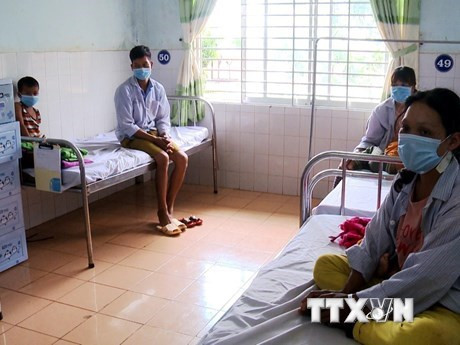 ệnh viện Đa khoa tỉnh Gia Lai tập trung điều trị cho các bệnh nhân mắc bệnh bạch hầu. Ảnh: TTXVN