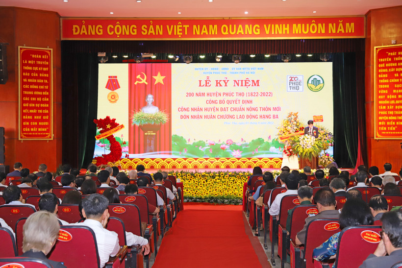 Quang cảnh buổi lễ kỷ niệm.