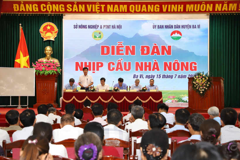 Diễn đàn khuyến nông@Nhịp cầu nhà nông về với bà con nông dân huyện Ba Vì