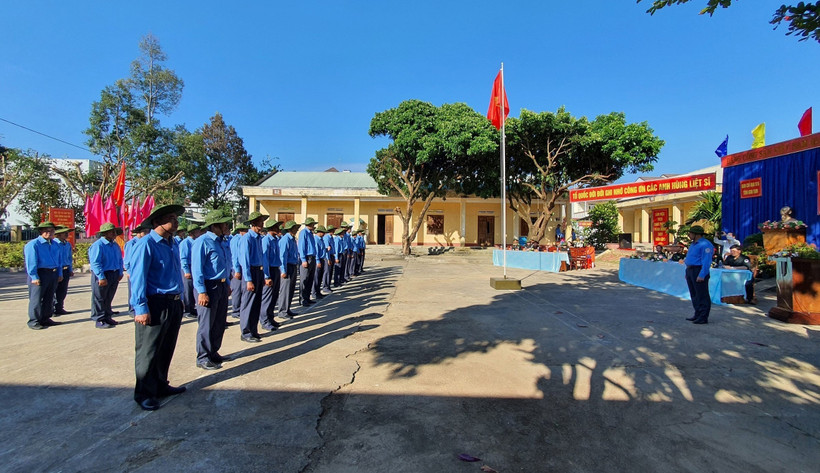 Đội K53 làm lễ xuất quân tìm kiếm, quy tập hài cốt liệt sỹ hy sinh tại Lào và Campuchia. Ảnh: Cao Nguyên - TTXVN