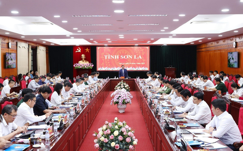 Quang cảnh buổi làm việc. Ảnh: Dương Giang - TTXVN