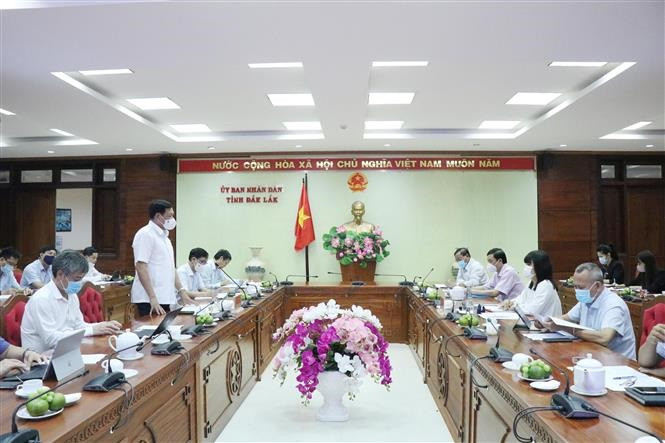 Quang cảnh buổi làm việc. Ảnh: Tuấn Anh - TTXVN