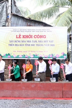 Sóc Trăng hoàn thành xóa trên 8.900 căn nhà tạm, nhà dột nát