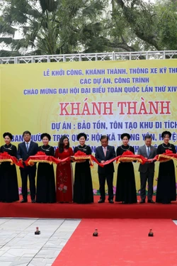 Khánh thành các công trình, dự án bảo tồn, tôn tạo khu di tích Ban Thường trực Quốc hội