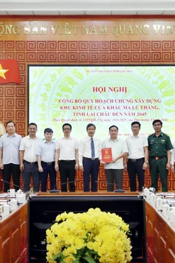 Công bố quy hoạch chung xây dựng Khu kinh tế cửa khẩu Ma Lù Thàng, Lai Châu