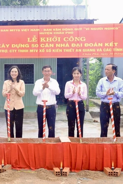 An Giang: Hoàn thành sớm xóa nhà tạm, dột nát