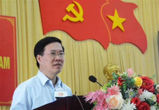 Thường trực Ban Bí thư Võ Văn Thưởng tiếp xúc cử tri thành phố Đà Nẵng