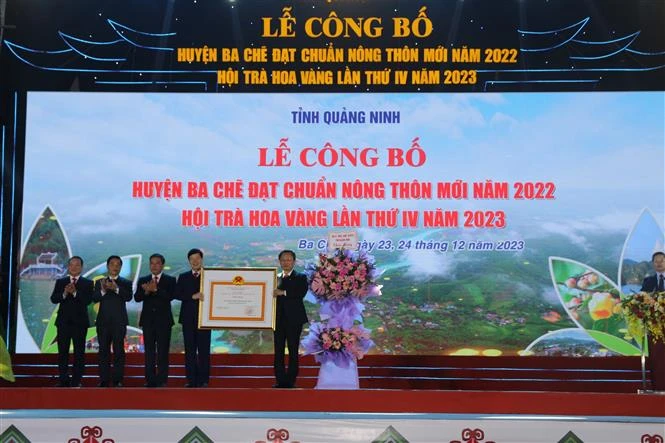 Huyện miền núi Ba Chẽ đạt chuẩn nông thôn mới