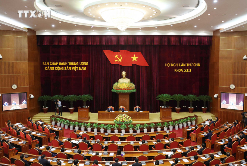 Thông báo Hội nghị lần thứ chín Ban Chấp hành Trung ương Đảng khóa XIII