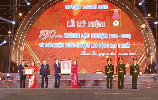 Kỷ niệm 190 năm thành lập huyện Thanh Sơn, tỉnh Phú Thọ