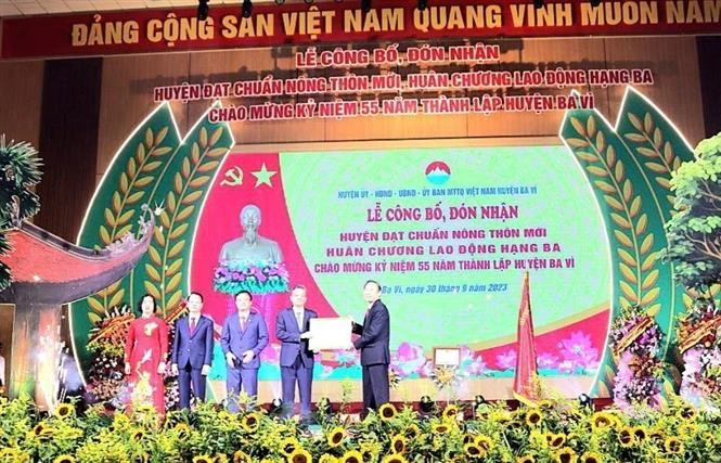 Khai thác lợi thế tiềm năng Ba Vì để xây dựng nông thôn mới nâng cao