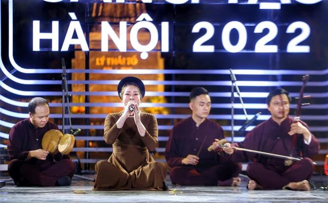 Tưng bừng Liên hoan trình diễn di sản văn hóa phi vật thể thành phố Hà Nội