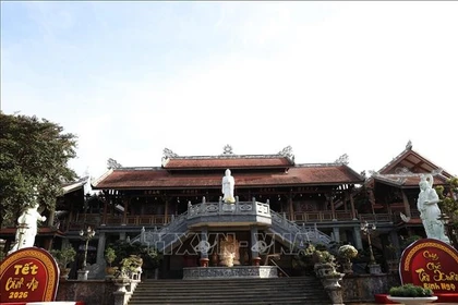 Độc đáo kiến trúc chùa Sắc tứ Khải Đoan ở Đắk Lắk