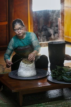 Độc đáo lễ mừng cơm mới của đồng bào Thái ở Mai Châu