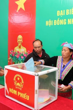 Lai Châu có trên 99,93% cử tri tham gia bầu cử