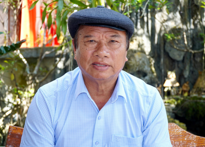 Nguyên Bí thư Huyện ủy Ba Tơ (cũ) Phạm Viết Nho chia sẻ với TTXVN về câu chuyện đổi họ của người H’re.