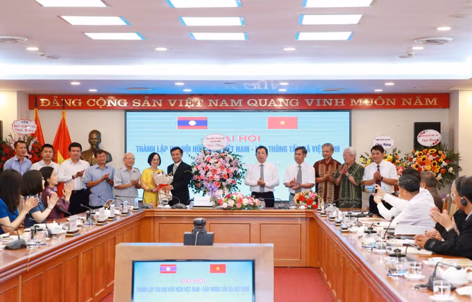 Đại hội thành lập Chi hội hữu nghị Việt Nam - Lào Thông tấn xã Việt Nam ảnh 5