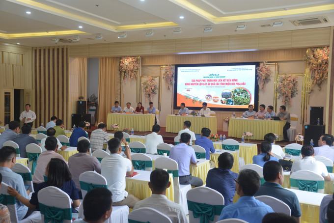 Quang cảnh Diễn đàn. Ảnh: Quang Quyết-TTXVN Phát triển bền vững vùng nguyên liệu cây ăn quả tại các tỉnh miền núi phía Bắc ảnh 5