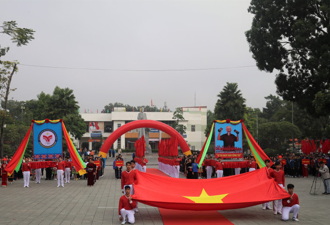 Lễ khai mạc Hội thi Thể thao các dân tộc thiểu số toàn quốc lần thứ XIII, khu vực I năm 2023. Ảnh: Chu Hiệu-TTXVN Khai mạc Hội thi Thể thao các dân tộc thiểu số toàn quốc lần thứ XIII, khu vực I năm 2023 ảnh 1