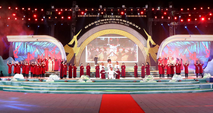 Chương trình nghệ thuật tại lễ khai mạc Ngày hội Văn hoá, Thể thao và Du lịch các dân tộc vùng Tây Bắc lần thứ XV ảnh 6