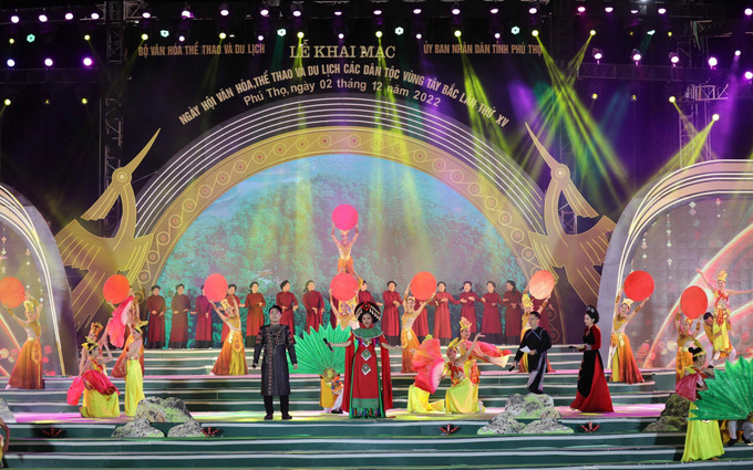 Chương trình nghệ thuật tại lễ khai mạc Ngày hội Văn hoá, Thể thao và Du lịch các dân tộc vùng Tây Bắc lần thứ XV ảnh 8