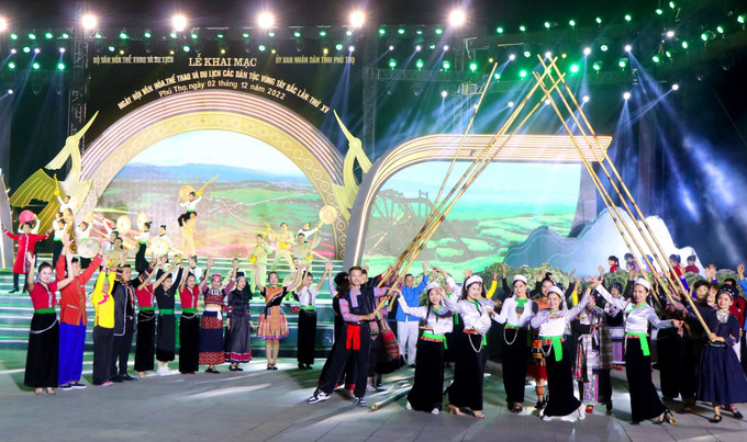 Chương trình nghệ thuật tại lễ khai mạc Ngày hội Văn hoá, Thể thao và Du lịch các dân tộc vùng Tây Bắc lần thứ XV ảnh 5