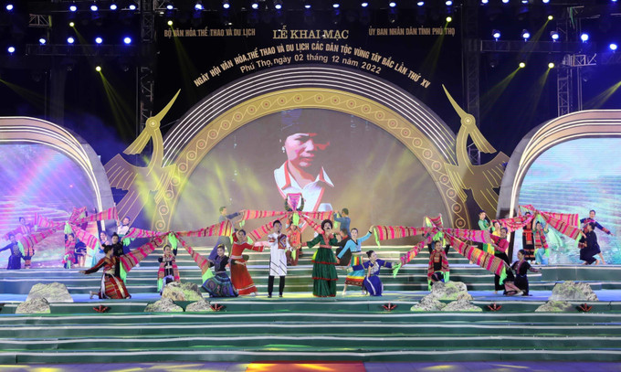 Chương trình nghệ thuật tại lễ khai mạc Ngày hội Văn hoá, Thể thao và Du lịch các dân tộc vùng Tây Bắc lần thứ XV ảnh 9