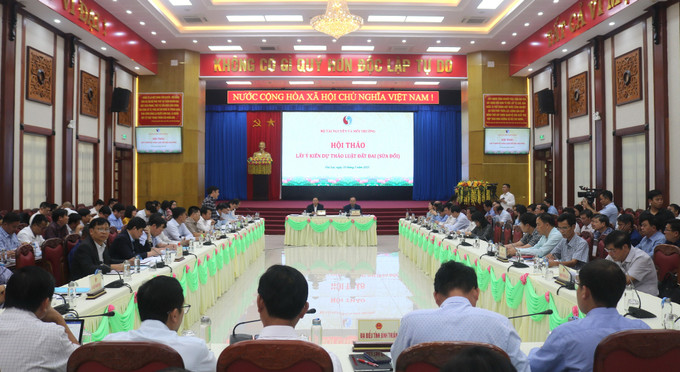 Toàn cảnh Hội thảo. Ảnh: monre.gov.vn Hoàn thiện chính sách đất đai đối với đồng bào dân tộc thiểu số ảnh 2