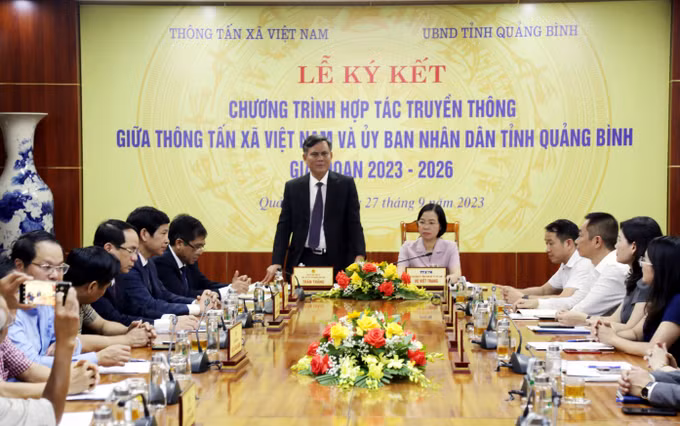 Tăng cường hợp tác truyền thông giữa Thông tấn xã Việt Nam và tỉnh Quảng Bình ảnh 4