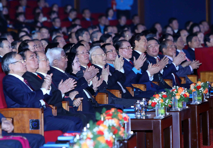 Các đại biểu dự Phiên trọng thể Đại hội XIII Công đoàn Việt Nam. Ảnh: An Đăng - TTXVN Khai mạc trọng thể Đại hội Công đoàn Việt Nam lần thứ XIII, nhiệm kỳ 2023-2028 ảnh 4