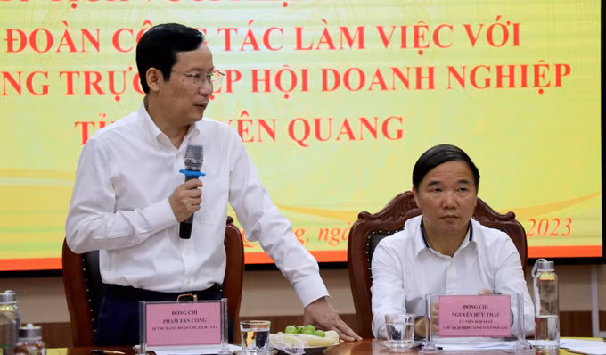 Tuyên Quang gắn kết, hỗ trợ cộng đồng doanh nghiệp phát triển ảnh 3