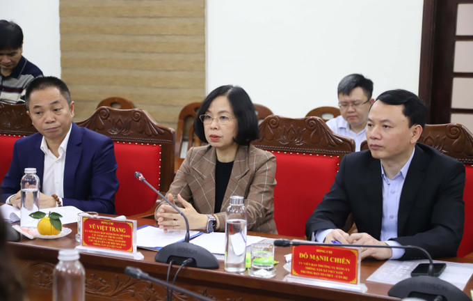 Tổng Giám đốc TTXVN Vũ Việt Trang làm việc với lãnh đạo tỉnh Nghệ An. Ảnh: Xuân Tiến - TTXVN Tổng Giám đốc TTXVN Vũ Việt Trang làm việc với lãnh đạo tỉnh Nghệ An. Ảnh: Xuân Tiến - TTXVN