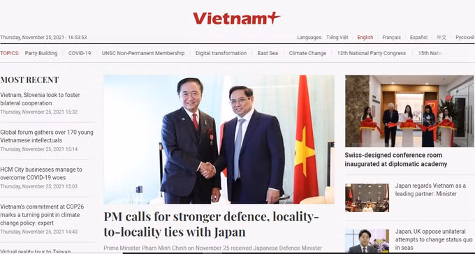 Phát triển một số báo in và báo điện tử đối ngoại quốc gia giai đoạn 2022-2030 ảnh 1