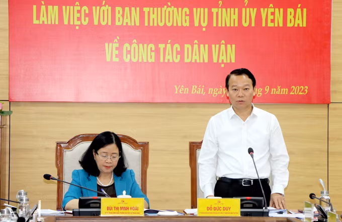 Bí thư Trung ương Đảng Bùi Thị Minh Hoài: Nhân rộng mô hình hay, cách làm sáng tạo của Yên Bái trong công tác dân vận ảnh 2