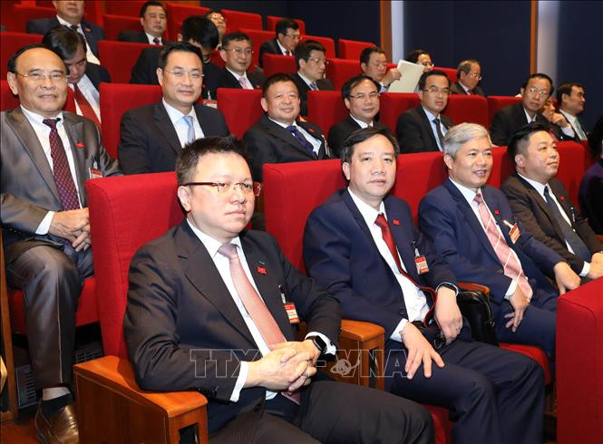 Đoàn đại biểu Đảng bộ Khối các cơ quan Trung ương tại phiên họp trù bị Đại hội XIII của Đảng. Ảnh: TTXVN Một số hình ảnh trong ngày đầu Đại hội đại biểu toàn quốc lần thứ XIII của Đảng ảnh 16
