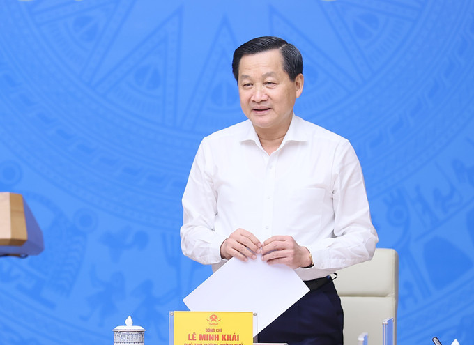 Phó Thủ tướng Lê Minh Khái phát biểu. Ảnh: Dương Giang-TTXVN Thủ tướng Phạm Minh Chính: Thành công trong chống dịch COVID-19 thể hiện tinh thần, bản lĩnh, trí tuệ Việt Nam ảnh 2