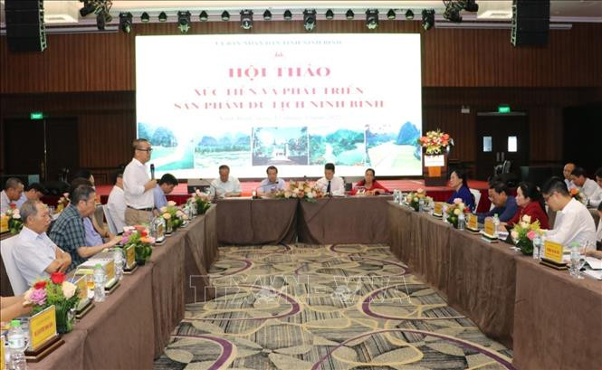 Quang cảnh buổi hội thảo. Ảnh: Đức Phương - TTXVN Ninh Bình đa dạng sản phẩm du lịch ảnh 4