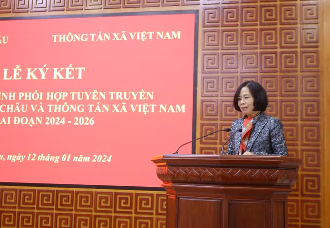 Thông tấn xã Việt Nam ký kết phối hợp tuyên truyền với Tỉnh ủy Lai Châu ảnh 4